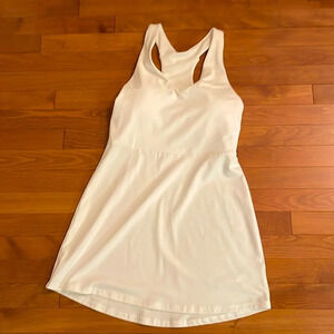 Short white athletic  dress